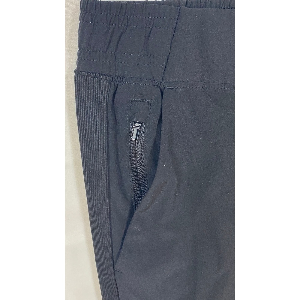 Athleta Brooklyn Jogger Pants Black Women's Size 4 Elastic Waist Zip Pockets - Picture 6 of 14